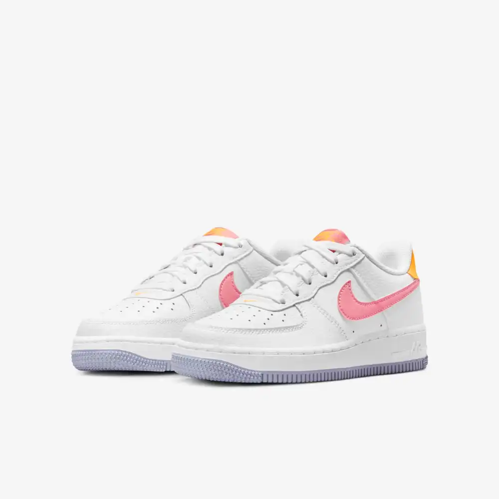 Nike Air Force 1 Low GS Coral Chalk Laser Orange