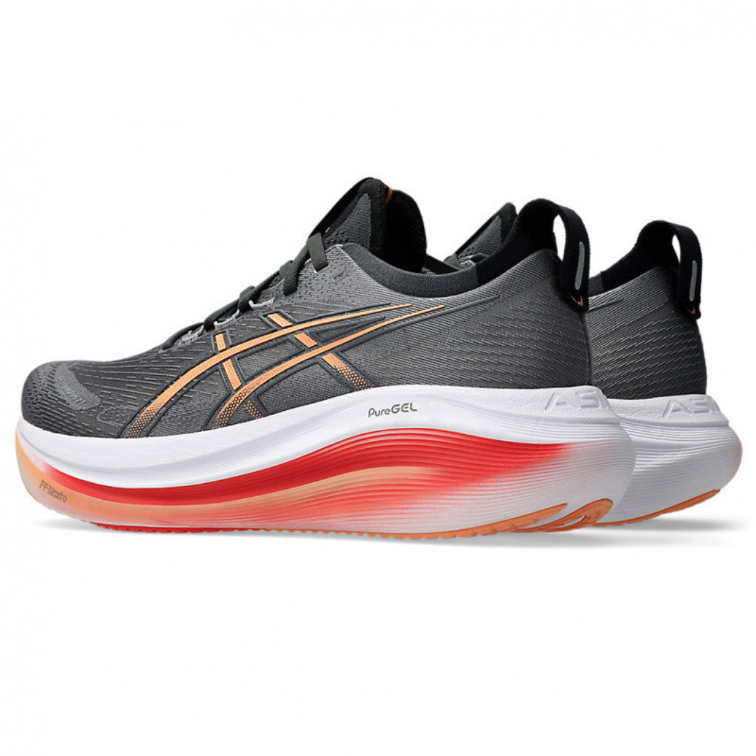 Asics Gel - Nimbus 27 - Cinza/Laranja