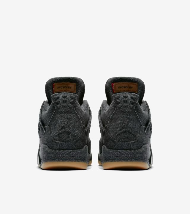 Levi's x Air Jordan 4 Retro Black