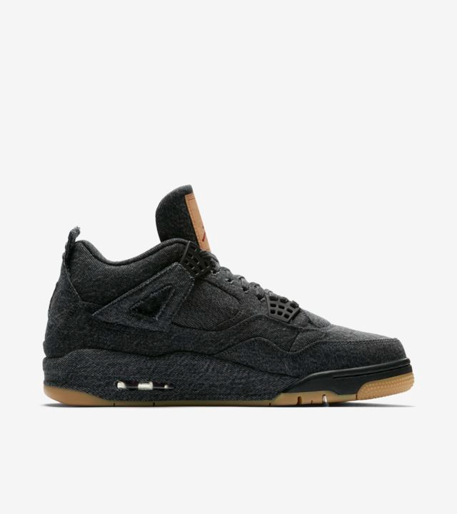 Levi's x Air Jordan 4 Retro Black