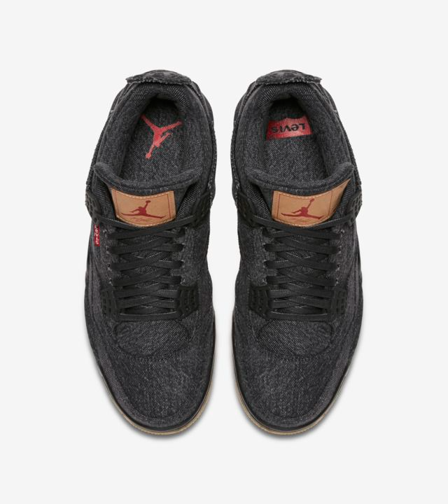 Levi's x Air Jordan 4 Retro Black