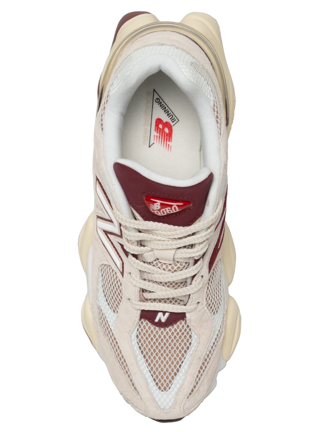 New Balance 9060  Linen Burgundy