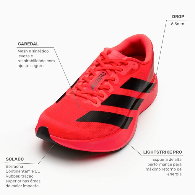 Adidas Adizero Evo SL - Lucid Red Black