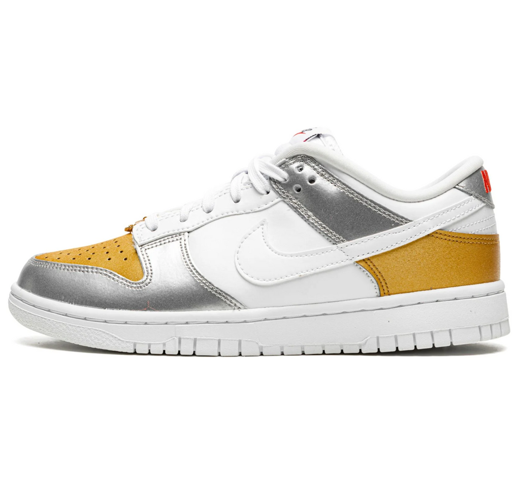 Dunk Low "Gold White Silver"