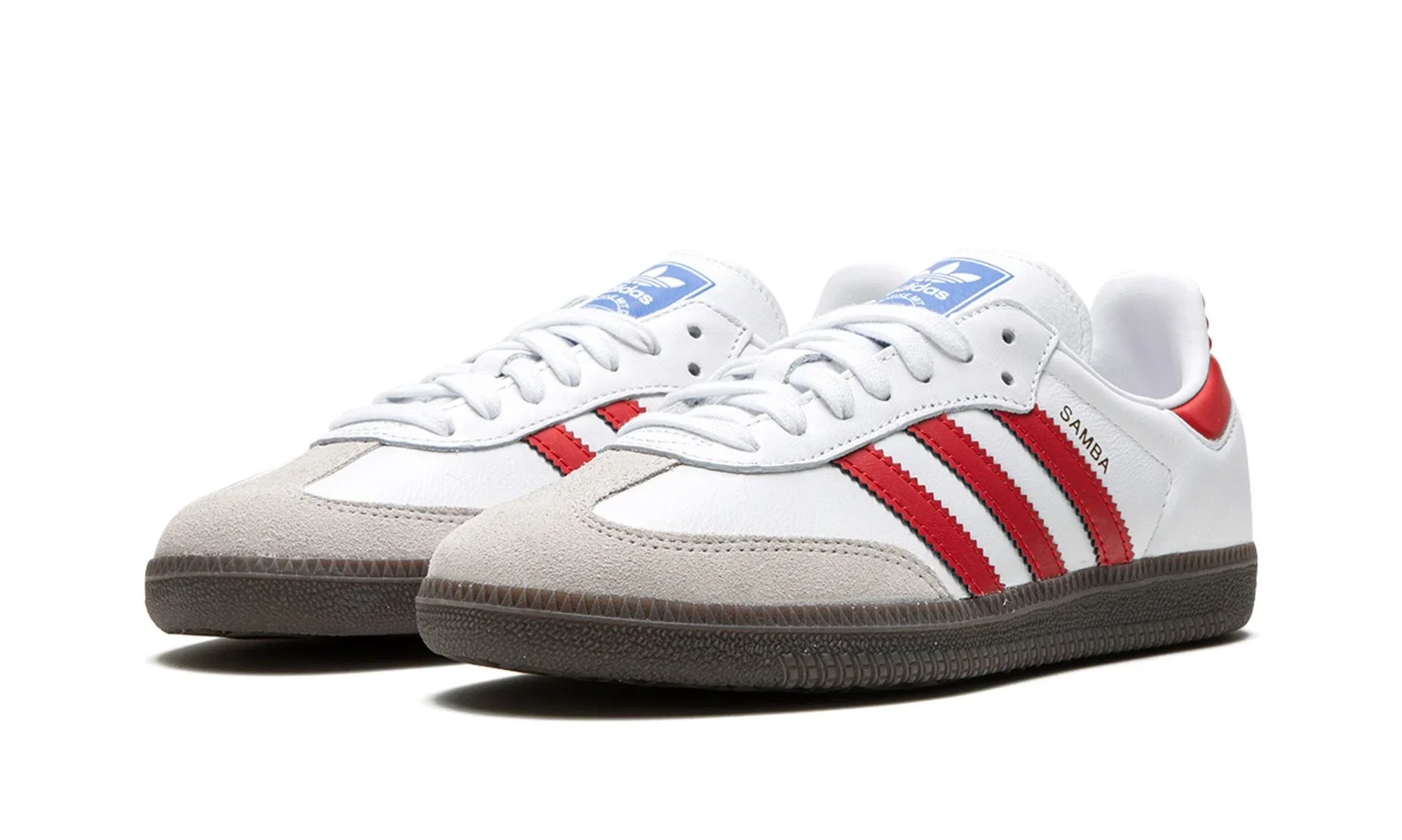 Adidas Samba Vegan "White and Better Scarlet"