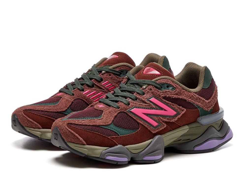 New Balance 9060 Rich Oak Burgundy
