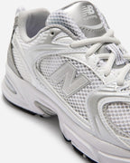 New Balance 530 White Silver Metallic