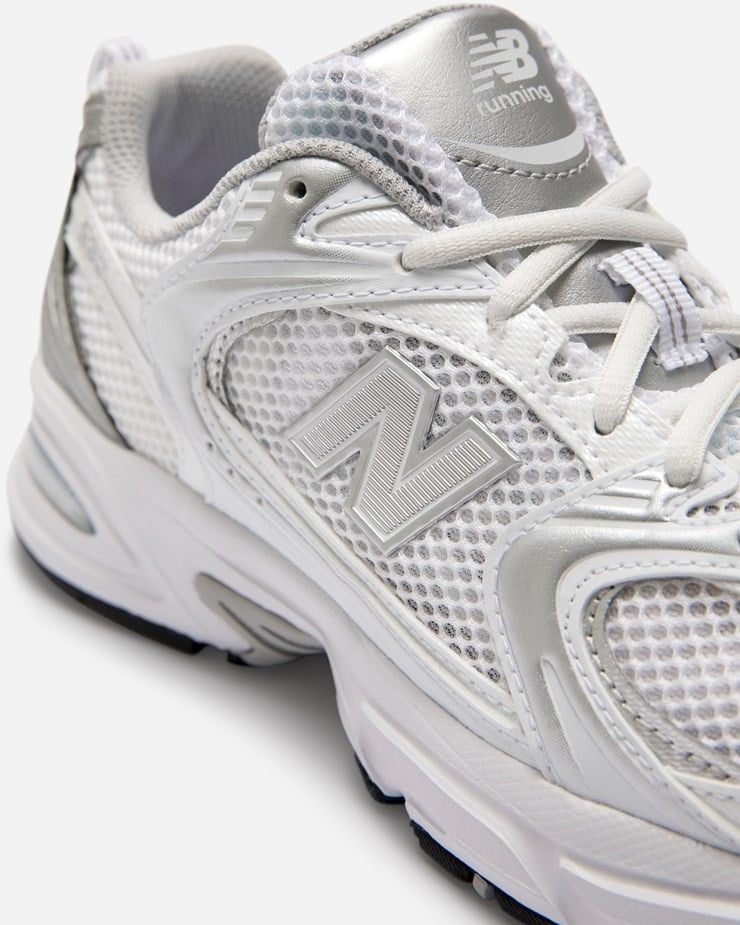 New Balance 530 White Silver Metallic